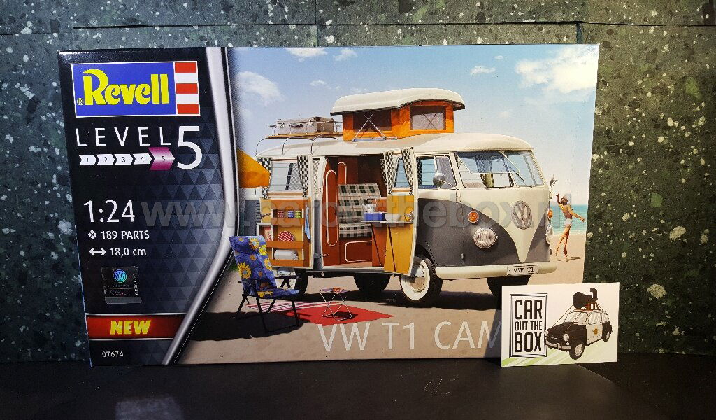 VW volkswagen T1 Camper 1:24 Revell - Afbeelding 4