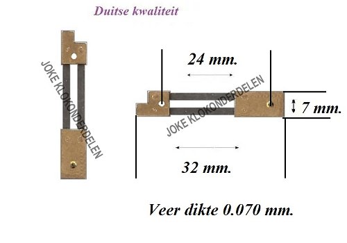 = Slingerveer = Franse pendule =43416 - 0