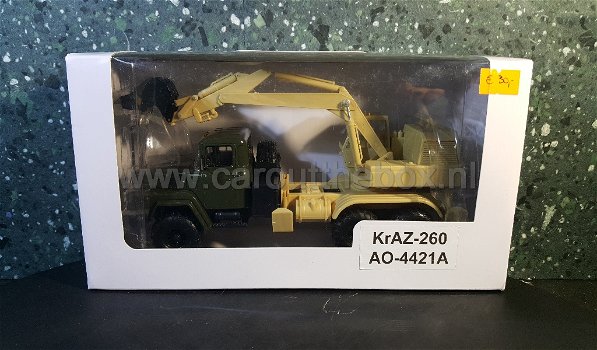 Kraz-260 AO vrachtwagen met graafmachine 1:43 SpecC - 4