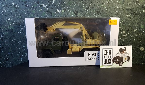 Kraz-260 AO vrachtwagen met graafmachine 1:43 SpecC - 5