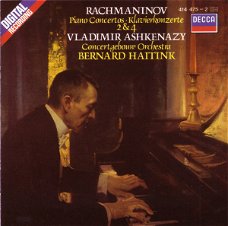 Vladimir Ashkenazy  -  Rachmaninov , , Bernard Haitink ‎– Piano Concertos 2 & 4  (CD) Nieuw 