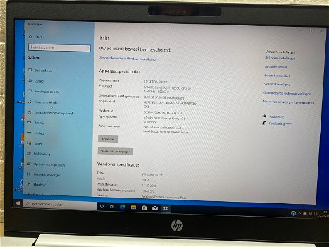 HP ProBook 450 G6 i5 15inch i5 8Gb 256SSD W10Pro - 5