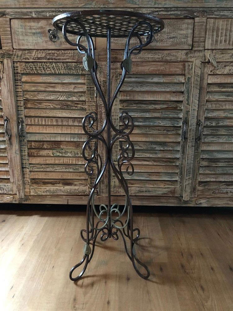 Bijzet tafel smeedijzer, uniek en prachtig !-bijzet tafel - nr. 1