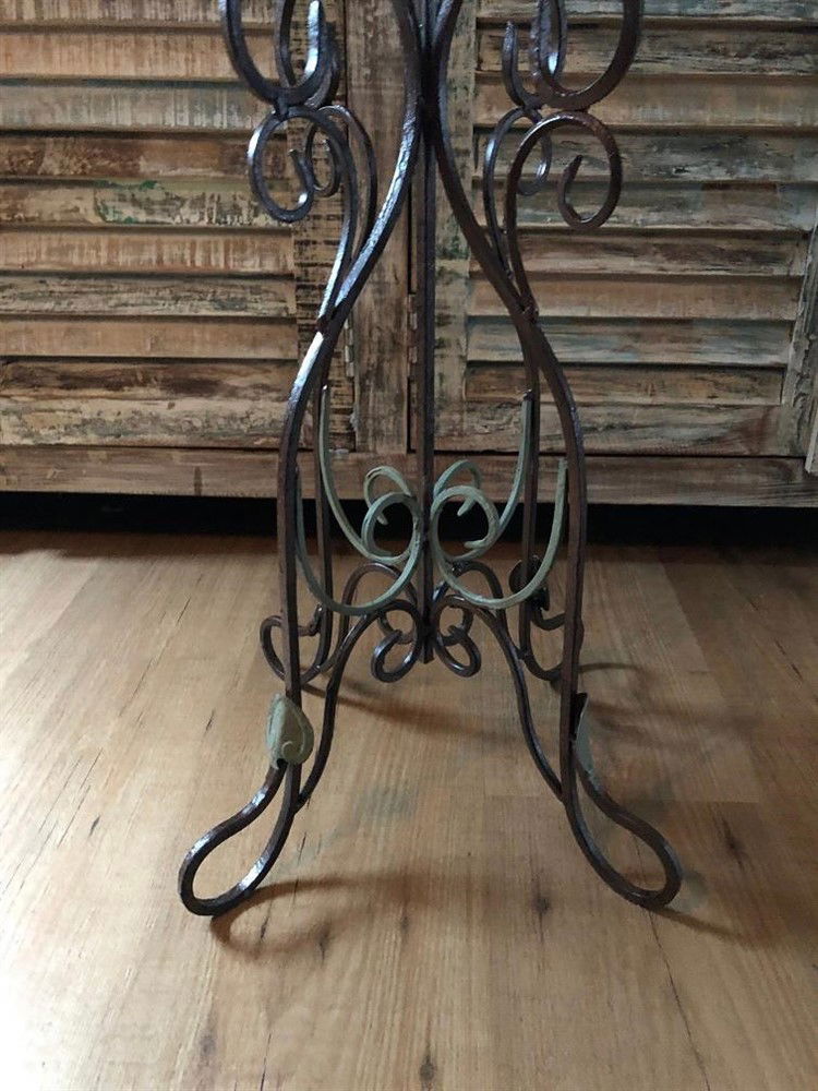 Bijzet tafel smeedijzer, uniek en prachtig !-bijzet tafel - Afbeelding 2
