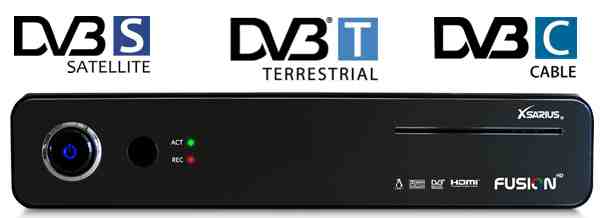 Xsarius Fusion HD SE Full HD Twin PVR ontvanger, satelliet, digitenne en kabel-tv - nr. 1