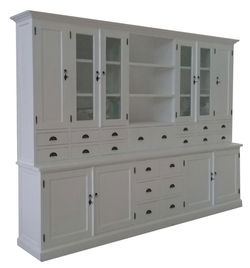 Buffetkast Baarn XL wit 300 x 50/40 x 225cm 20 laden d…