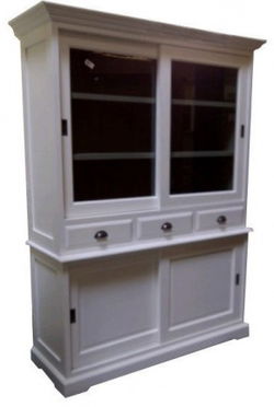 Actie opruiming Beek wit - grijs 165 x 50/45 x 205cm