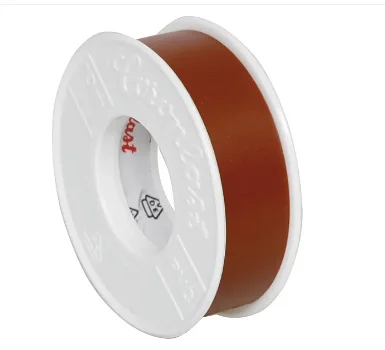 pvc isolatie tape bruin 10 meter - 0