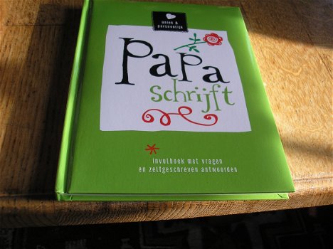 Mama, papa, schrijft over toen, voor later - invulboek - nieuw - 2