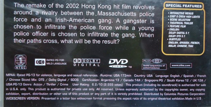 3 actiefilms op DVD: Departed, Crank en Flags Of Our Fathers - 5