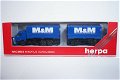 1:87 Herpa Mercedes Benz truck & trailer M&M - 0 - Thumbnail