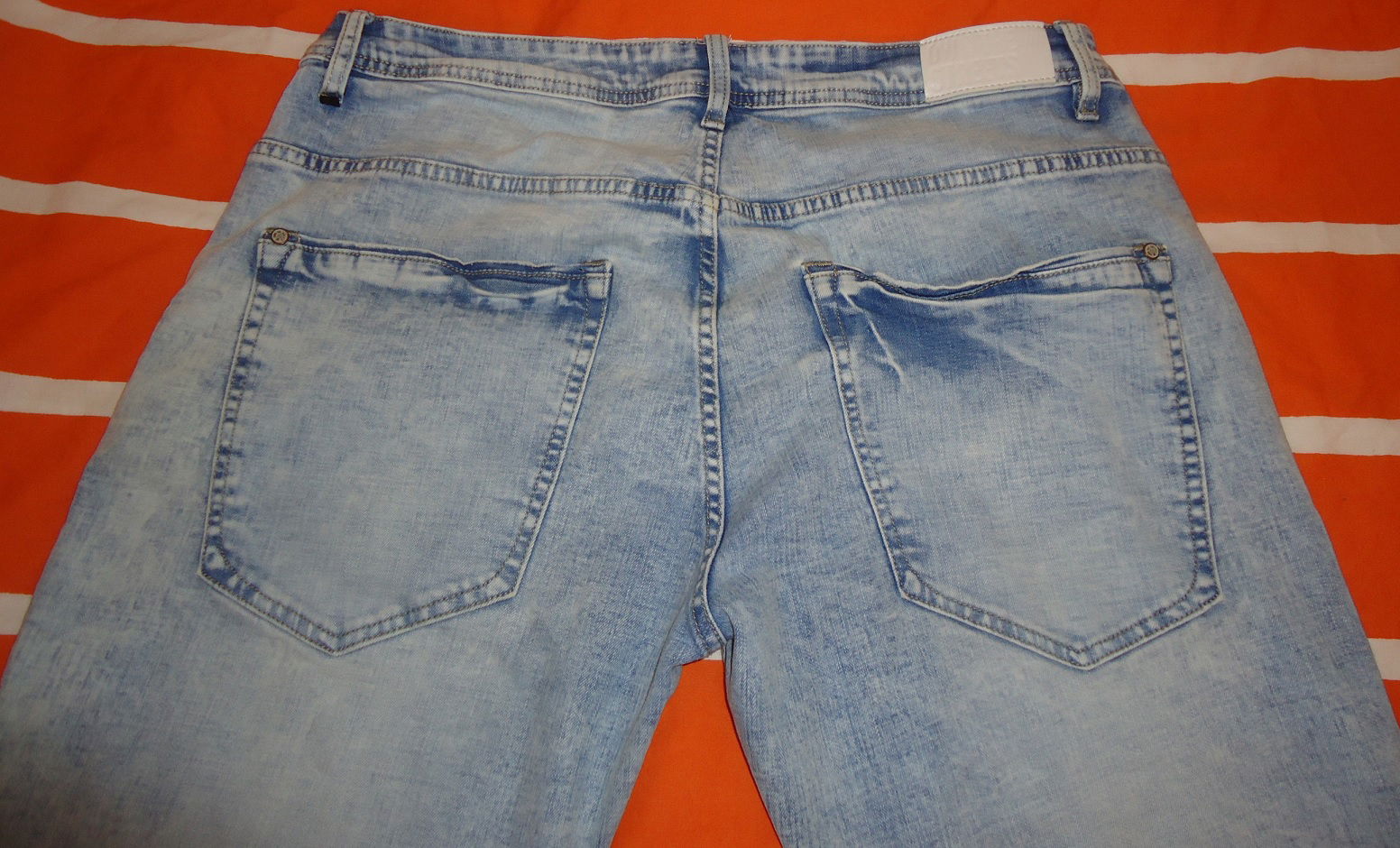 Stoere jeans met knoopsluiting van CLCT (maat: W36/L34). - Afbeelding 3