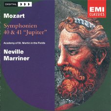 Neville Marriner  -  Mozart: Symphonies Nos. 40 & 41 Jupiter  (CD) Nieuw
