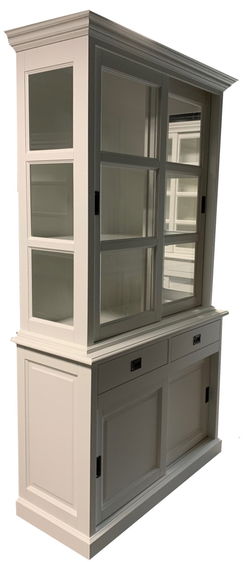 Buffetkast wit - wit Putten 120 x 50/40 x 220cm soft close
