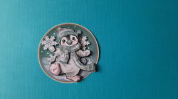 ky252 KERST Yvonne / pinguin / kristallen