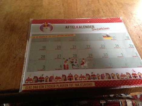 Aftelkalender , spannend tot Sinterklaas - 0