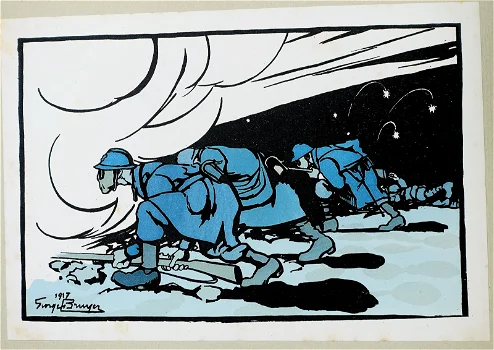 [Eerste Wereldoorlog] 24 Estampes sur la Guerre - G. Bruyer - 0