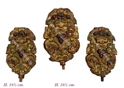 = 3 Schildjes Friese staartklok =38381