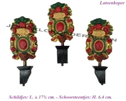 = 3 Schildjes Friese staartklok =41822