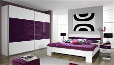 Slaapkamer Complete set Alpine wit paars Extra korting 7