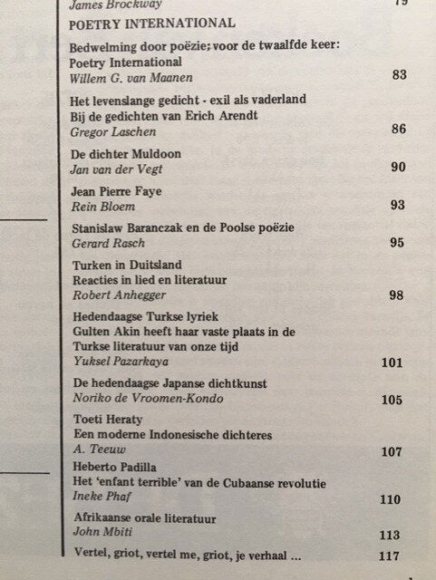 Bzzlletin 87 - Poetry International 1981 - Afbeelding 3
