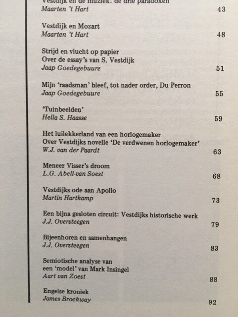Bzzlletin 93 - Simon Vestdijk - Afbeelding 3