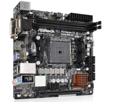 ASRock A88M-ITX/AC R1.0 (Geen I/O-Shield) - FM2+ - ITX - 0