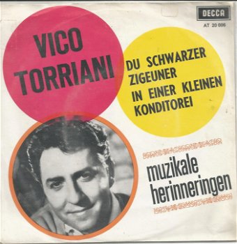 Vico Torriani ‎– Du Schwarzer Zigeuner - 0