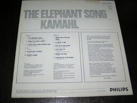 Kamahl- The elephant song - 1