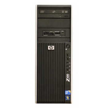 HP Z400 Workstation W3520 2.66GHz 8GB DDR3, 128GB SSD + 1TB HDD/DVDRW Quadro 2000 Win 10 Pro - 0