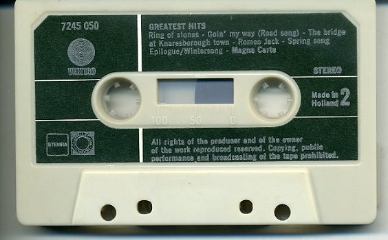 Magna Carta Greatest Hits 12 nrs cassette 1979 ZGAN - 4