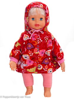 Pop 38 cm Jasje vlinders