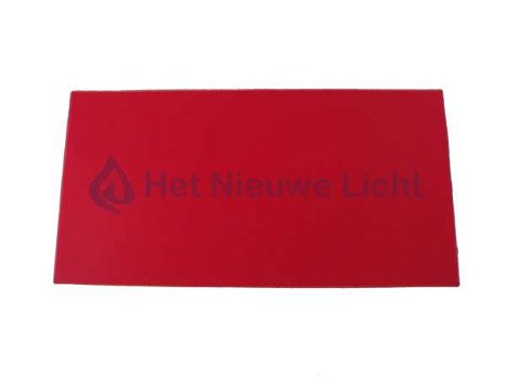 Versierwas vel 10 x 20 cm. ROOD - 0