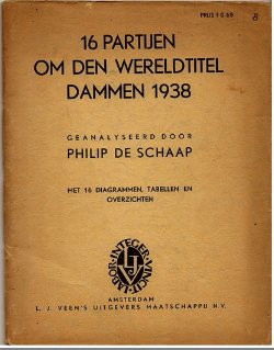 16 partijen om den wereldtitel dammen 1938