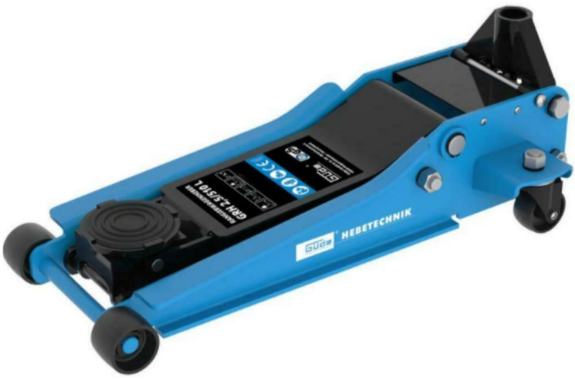 Garage krik, hefkracht 2,5 T hefhoogte 515 mm laag model - Afbeelding 2