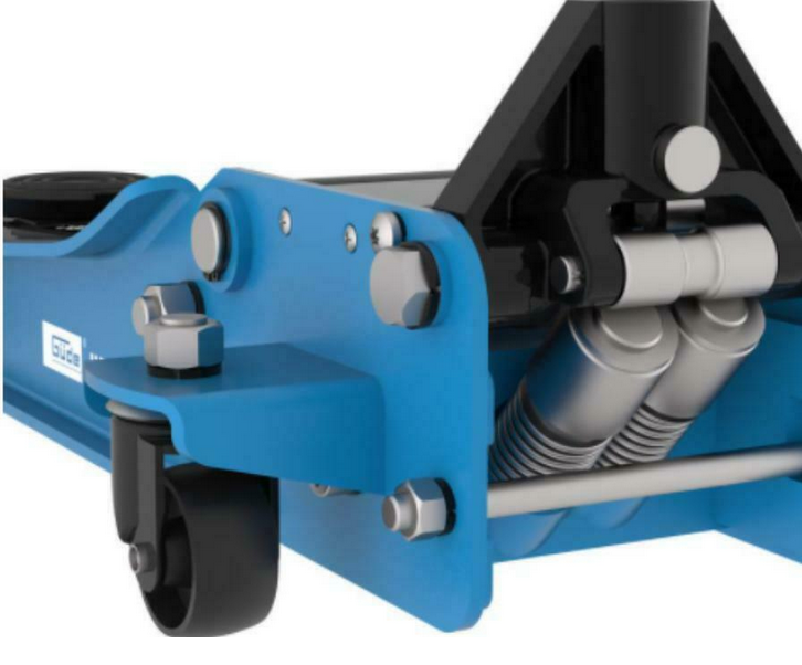 Garage krik, hefkracht 2,5 T hefhoogte 515 mm laag model - Afbeelding 4