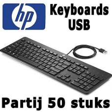 HP USB Keyboards + HP USB Optische Muizen | Nieuw! | 50+ st