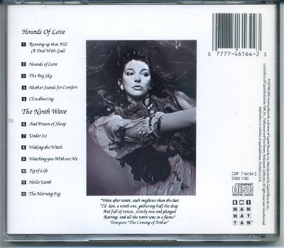 Kate Bush Hounds Of Love 12 nrs cd 1985 ZGAN - 1