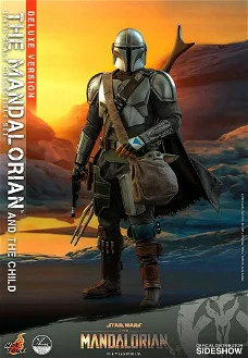 HOT DEAL - Hot Toys The Mandalorian and The Child Quarter Scale Deluxe QS017