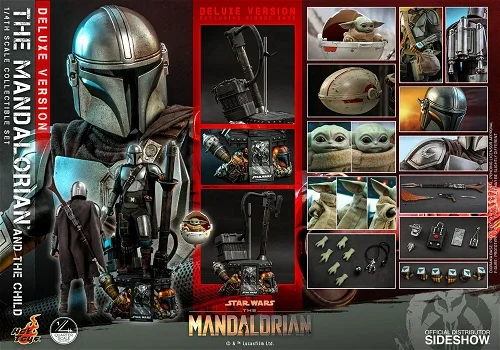 HOT DEAL - Hot Toys The Mandalorian and The Child Quarter Scale Deluxe QS017 - 1