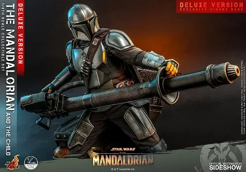 HOT DEAL - Hot Toys The Mandalorian and The Child Quarter Scale Deluxe QS017 - 2