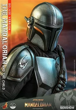 HOT DEAL - Hot Toys The Mandalorian and The Child Quarter Scale Deluxe QS017 - 3
