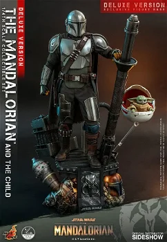 HOT DEAL - Hot Toys The Mandalorian and The Child Quarter Scale Deluxe QS017 - 6