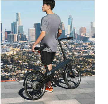 QiCYCLE TDP02Z Electric Bike 20 Inch Tires 180W Motor Up To 40km Range Integrated - 4