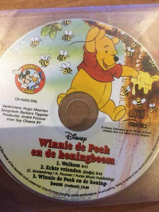 Walt Disney Boekenclub – Winnie De Poeh En De Honingboom (CD) Luisterboek - nr. 1