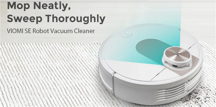 Xiaomi VIOMI SE Robot Vacuum Cleaner 2200Pa LDS Intelligent - 1