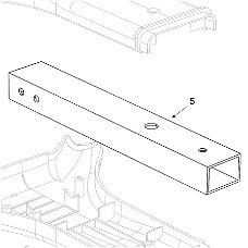 Teleco 11163 spare part Skew LNB draagbuis 65