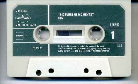 BZN Pictures Of Moments 11 nrs cassette 1982 ZGAN - 3