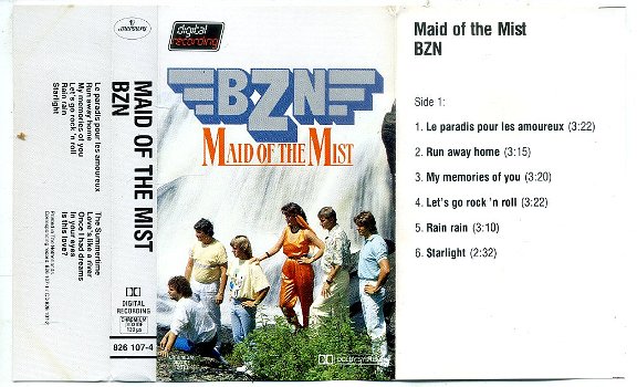 BZN Maid Of The Mist cassette 1985 als NIEUW - 1