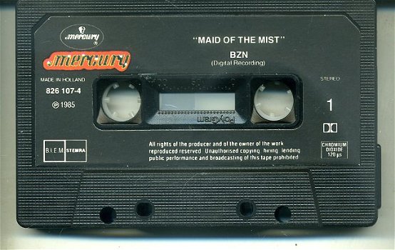 BZN Maid Of The Mist cassette 1985 als NIEUW - 5
